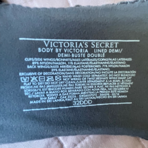 Victoria’s Secret Body by Victoria lined Demi bra 32 DDD - Picture 4 of 6